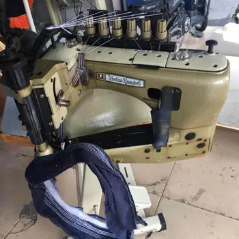 Naudoti 35800 Sąjungos Specialių Pašarų išjungti rankos chainstitch siuvimo mašina