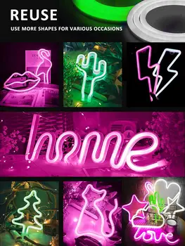 5M/16,4 ft 12V Neon LED Šviesos Juostelės Lanksti, Ženklai, Neperšlampami Virvę Clube Atostogų Apdailos Silikono Juosta Šalis Kalėdos Spalvingos Pub