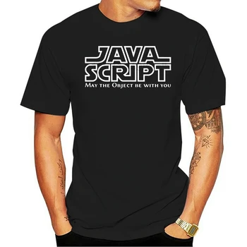 Javascript Gali Objet Būti Su Jumis Marškinėliai Pritaikyti Kawaii Vyrų T-Shirt Saulės Naujas Mados Madinga Marškinėlius Apvalios Kaklo