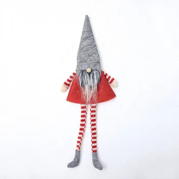 Rankų darbo Kalėdų Gnome Apdailos Atostogų Dovanos švedijos Figūrėlės Sėdi ilgakojis Kalėdų elf Butelis Decoretion Rinkinys