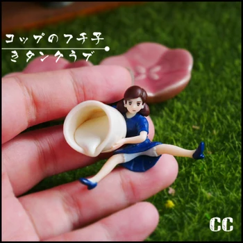 Mini pvc pav taurės žaislas coffeeyuanzi