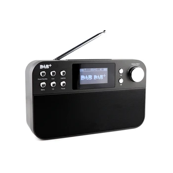 DAB Imtuvas Nešiojamas Skaitmeninis DAB FM Stereo Radijas Receptorių Su 2,4 Colių TFT Juoda Balta Ekranas Žadintuvas