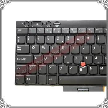 Originalus Laptopo UK Klaviatūra Lenovo IBM Thinkpad T430 T430S T430I X230 X230T X230I T530 W530 Su Rodykle Klaviatūros anglų