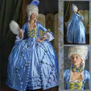 Pardavimas, klientų, pagaminti Senovinius Kostiumus Viktorijos pilietinio Karo Pietų Gražuolė Suknelė marija Antuanetė suknelės US4-36 C-325