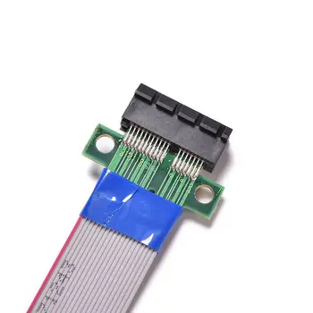 Karšto PCI Express Flex Persikelti Kabelis PCI-E 1X prie 1x Lizdą, Riser Card Extender Pratęsimo Juostelę Bitcoin Miner