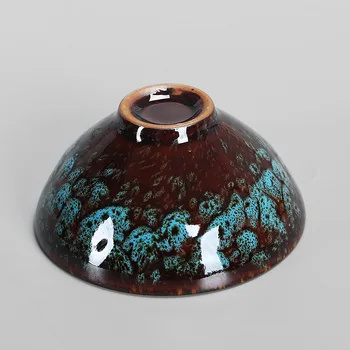 Raudonos molinės taurės pastato lempos keramikos Dehua spalvinga krosnies mažas teacup krosnies spalvos glazūra meistras arbatos puodelio factory outlet