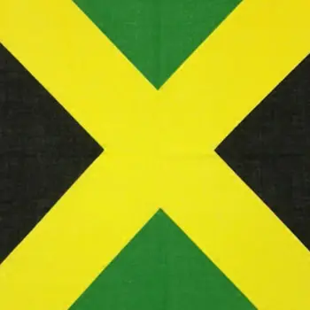 Vėliava Jamaika Spausdinti Unisex Aikštėje Skarelės Medvilnės Plaukų Skara Baikerių Motociklo Neckerchief Hip-Hop Headwrap Tėvynės Priedų