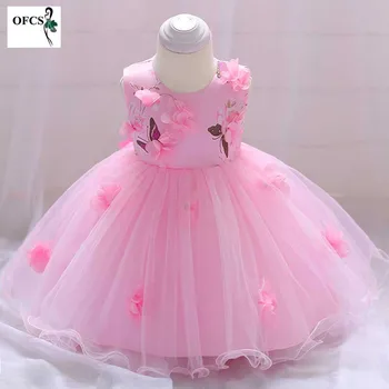 Vasaros Vaikų suknelės stilius baby girl Gazas Gėlių suknelė vaikai mergina drabužiai vaikams mergina drabužių,aprangos vestidos infantis12-24M