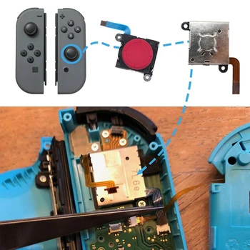 Karšto 3D Analog Joystick Džiaugsmas-Con Pakeitimo Kairės/Dešinės ThumbStick Nintendo Įjungti/Perjungti Lite Valdytojas ir Konsolės - 2 Pak