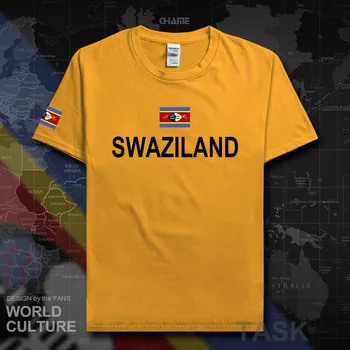 Karalystės eSwatini SWZ t shirt mens 2018 jersey hip-hop tautos medvilnės marškinėliai sporto prekės rūbai tees šalies vėliava, vasaros
