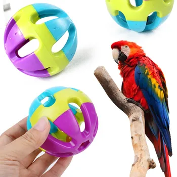 Naminių Paukščių Papūga Kramtyti Kamuolys Papūga Vejasi Žaislai Su Bell Cockatiel Papūga Bite Kramtyti Žaislus Naminių Paukščių Priedai Kamuolys, Žaislai