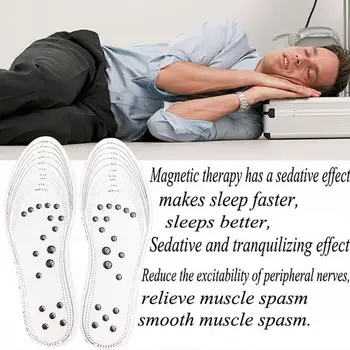 1Pair Pėdų Priežiūros Pagalvėlė Liekninamasis kūno Gelis Trinkelėmis Terapijos Akupresūra naujas masažo pagalvėlės vidpadžio Magnetinio Masažas, Batų Vidpadžiai