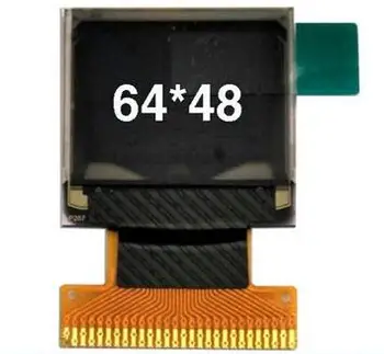 0.66 colių 28P SPI Mėlyna / Balta KD OLED Ekranas SSD1306 Ratai IC I2C Sąsaja 64*48