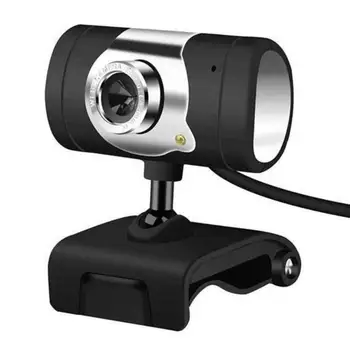 Kamera 480P HD Web Kamera Kamera Kamera Su Mikrofonu Clip-on PC Nešiojamas Kompiuteris Darbalaukio 360 Laipsnių USB Kameros
