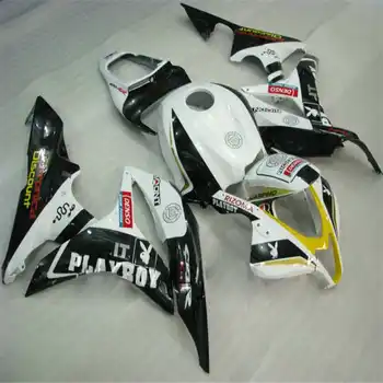 ABS baltas juodas Purvasargiai set+dovanos įpurškimo Lauktuvės naujas Rinkinys CBR600RR F5 07 08 CBR600 RR CBR 600RR 2007 2008