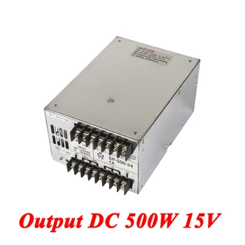 SP-500-15 PFC impulsinis maitinimo šaltinis 500W 15v 33A,Bendroji Produkcija kintamosios ir nuolatinės srovės maitinimo šaltinis Led Juostelė,AC110V/220V Transformatorių, kad DC15