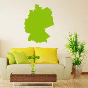 Vokietijos žemėlapis, Gaublys Žemės Šalies sienos vinilo lipdukas užsakymą pagaminti namų puošybai mados dizaino
