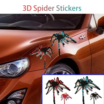 ZD 1Pcs automobilių stiliaus 3D voras lipdukai Abarth 
