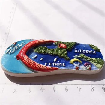 Didmeninė 10vnt/daug Turkija Stambulo Batų Formos Turistų Kelionių Suvenyrų 3D Dervos Šaldytuvo Magnetu DOVANŲ IDĖJOS