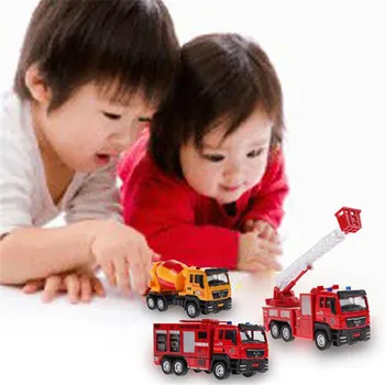 Kūdikių Diecast Žaislas Stumdomas Lydinio Automobilių Sunkvežimio Modelis Vaikams, Žaislai, Gaisrinės Kūdikių Chirstmas Gimtadienio Dovana