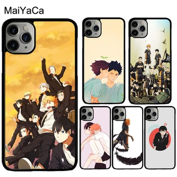 MaiYaCa Haikyuu Tinklinis Anime Atveju iPhone, 12 mini Pro 11 Max XR X XS Max SE 2020 6S 7 8 Plius TPU Dangtis