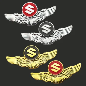 Metalo Automobilio Logotipas Ženklelis Decal Galinis Bamperis Kamieno Įklija, Suzuki Swift Sport Jimny grant Vitara Alto SX4 Samurajus Visoje Ignis