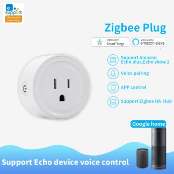 3PC Smart Plug Smart Home ZigBee JK JAV Lizdas Mini Jungiklis Alexa Samsung SmartThings Veikia Su 