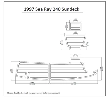 1997 Sea Ray 240 Terasoje Plaukti Platforma Padas 1/4