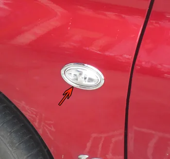 Už Peugeot 307 2005-2013 Aukštos kokybės ABS Šoniniai posūkio signalo dekoratyvinis rėmelis anti-scratch apsauga, automobilių reikmenys