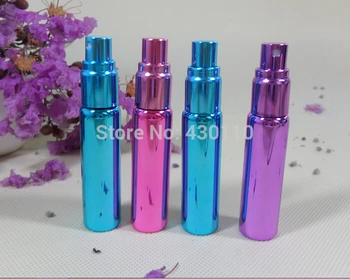 Nešiojamų 5ml Spalvos UV Spray Stiklo Pilstymo Kvepalų Buteliuko 5VNT/DAUG