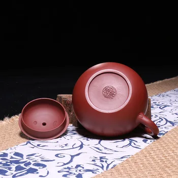 210cc Autentiški Raudonos Molio Yixing Arbatinukas Boutique Xi Shi Puodą Kinijos Kung Fu Arbatos Rinkinys Rankų darbo Keramikos Keramikos Teaware Arbatos Puodą