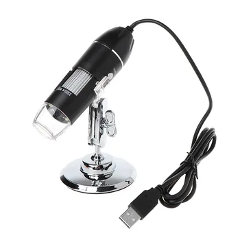 1000X 8 LED Skaitmeninį USB Mikroskopą, didinamasis stiklas Elektroninių Stereo USB Endoskopą Kamera su Stovu