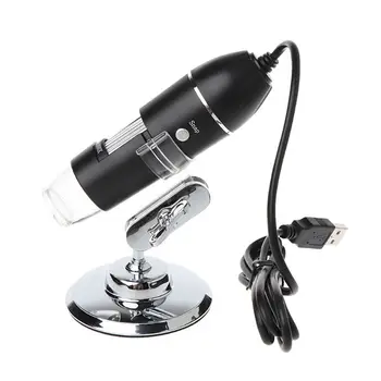 1000X 8 LED Skaitmeninį USB Mikroskopą, didinamasis stiklas Elektroninių Stereo USB Endoskopą Kamera su Stovu
