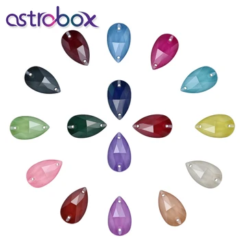 Astrobox Įspūdingi Lašas Dizaino Siūti kalnų krištolas Motyvas Visi Dydis K9 Stiklo Siuvimo Masės MK Serijos Butas Galinio Stiklo Akmenų