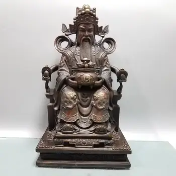 Vestuvių dekoravimas Pasisekė Kinija Seikos bronzos Liejinys Dievo Turtų Statula Turtų Dievas Turi gausybės ragas-Tai Turtas