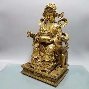 Vestuvių dekoravimas Pasisekė Kinija Seikos bronzos Liejinys Dievo Turtų Statula Turtų Dievas Turi gausybės ragas-Tai Turtas