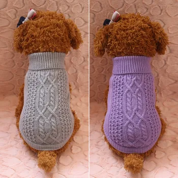 Kietas Šuo Megztinis Šiltas Pet megztinis Rudenį& Žiemą šunų drabužius roupas para cachorro Pet drabužiai