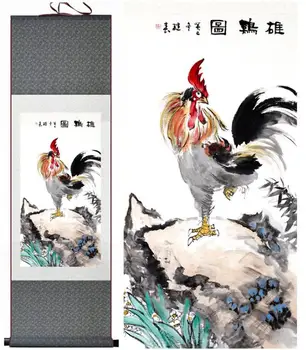 Gaidys Dažymo, Namų Biuro Apdailos Kinijos dažai, tapyba Gaidys paintingPrinted tapyba