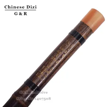 Kinijos Skersinės Raudonos Bambuko Fleita Dizi Du Skyriai, Muzikos Instrumentų, Liaudies Muzikos Diatonically Tuned Bambu Flauta Naujokas