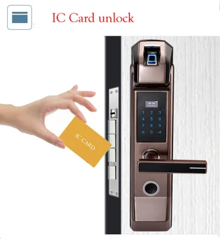 Elektroninių pirštų Atspaudų Durų Užraktas Keyless Entry Digital Smart Anti-theft Durų Užraktas Home Security