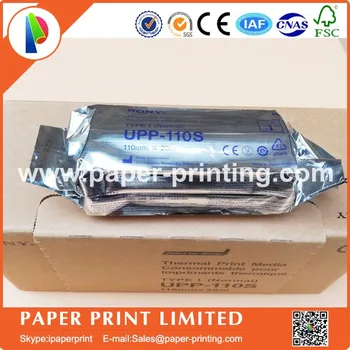 50X Rolls ultragarso UPP 110S, UPP-110S terminio popieriaus spausdintuvas b-lapų, A6, spausdintuvo popierius