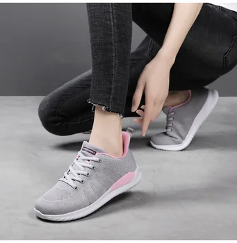 2020 Naują rudenį Lengvas, kietas, apvalus moterų sporto bateliai moterims bėgimo bateliai zapatos mujer judesio Kelionės batai max dydis