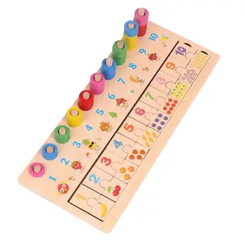 Montessori Ugdymo Mediniai Žaislai vaikams Valdybos Magnetinio Matematikos Žvejybos Skaičius Numerių Atitikimo Formos Rungtynių Pradžioje Švietimo Žaislas