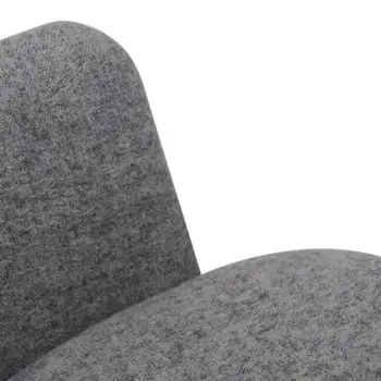 Valgomojo Kėdės 2 vnt Audinio Šviesiai Pilka stilingas, aukštos kokybės audinys, valgomojo kėdės.