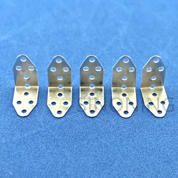 50pcs L-formos slyvų žiedų jungas mažas kampas geležies modelis ašies rėmo kampo nustatymo dalys 