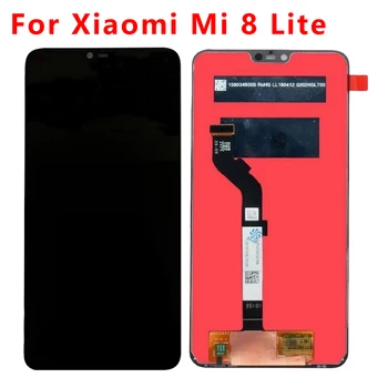 Originalus LCD Xiaomi Mi 8 Lite Mi 8X LCD Ekranas Jutiklinis Ekranas skaitmeninis keitiklis komplektuojami Su Rėmo Xiaomi Mi8 Lite LCD