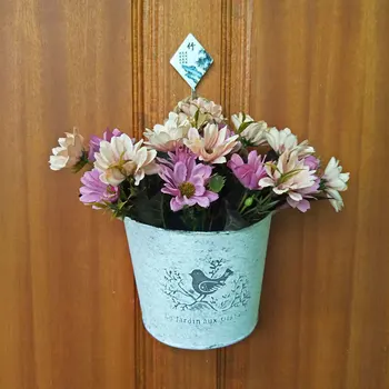 Alavo Gėlių Kibirą Europos Retro Stiliaus Alavo Gėlių Kibirą Metaliniai Kibirai Namų Puošybai Gėlių Stovas Gėlių Turėtojas Gėlių Vazonus