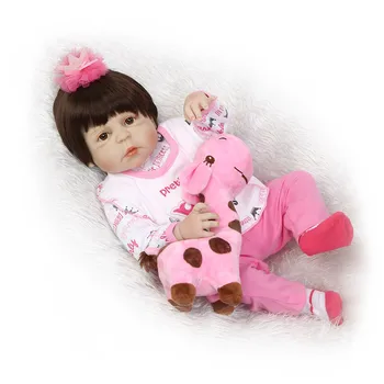 Atgimsta žaislas kūdikio mergina lėlės 22