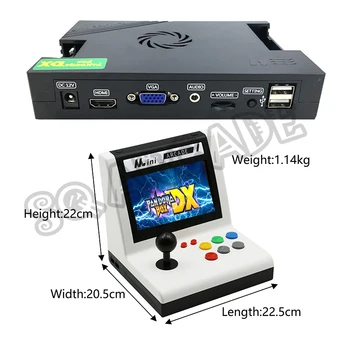 Arcade Konsolė Vieno Žaidėjo Valdytojas Pandora Box DX 3000: 1 34*3D Žaidimai su Laidinio ir Belaidžio USB Gamepad HDMI VGA Išvestis