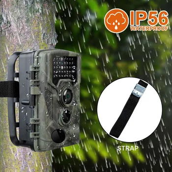 20MP Medžioklės Takas Kamera HD 1080P Infrared Gyvūnijos Skautų Cam Naktinio Matymo Kamera 0.3 s paleidimo Laikas Laukinės gamtos Nuotraukų Spąstus